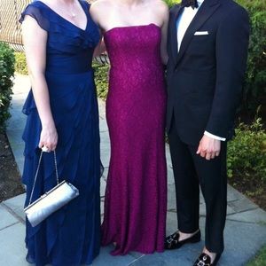 Adrianna Papell Fuschia Gown